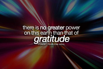 attitude of gratitude