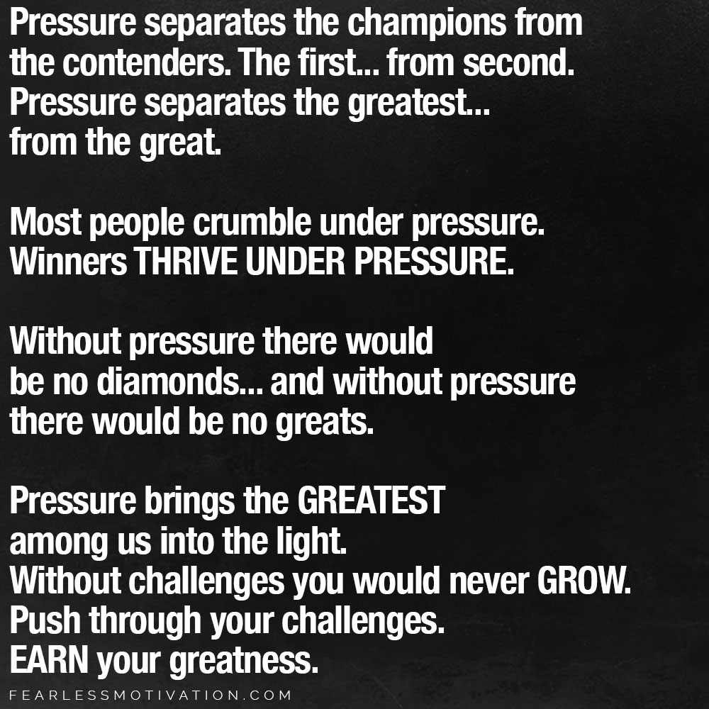 No Pressure No Diamonds (Pressure Motivational Video)